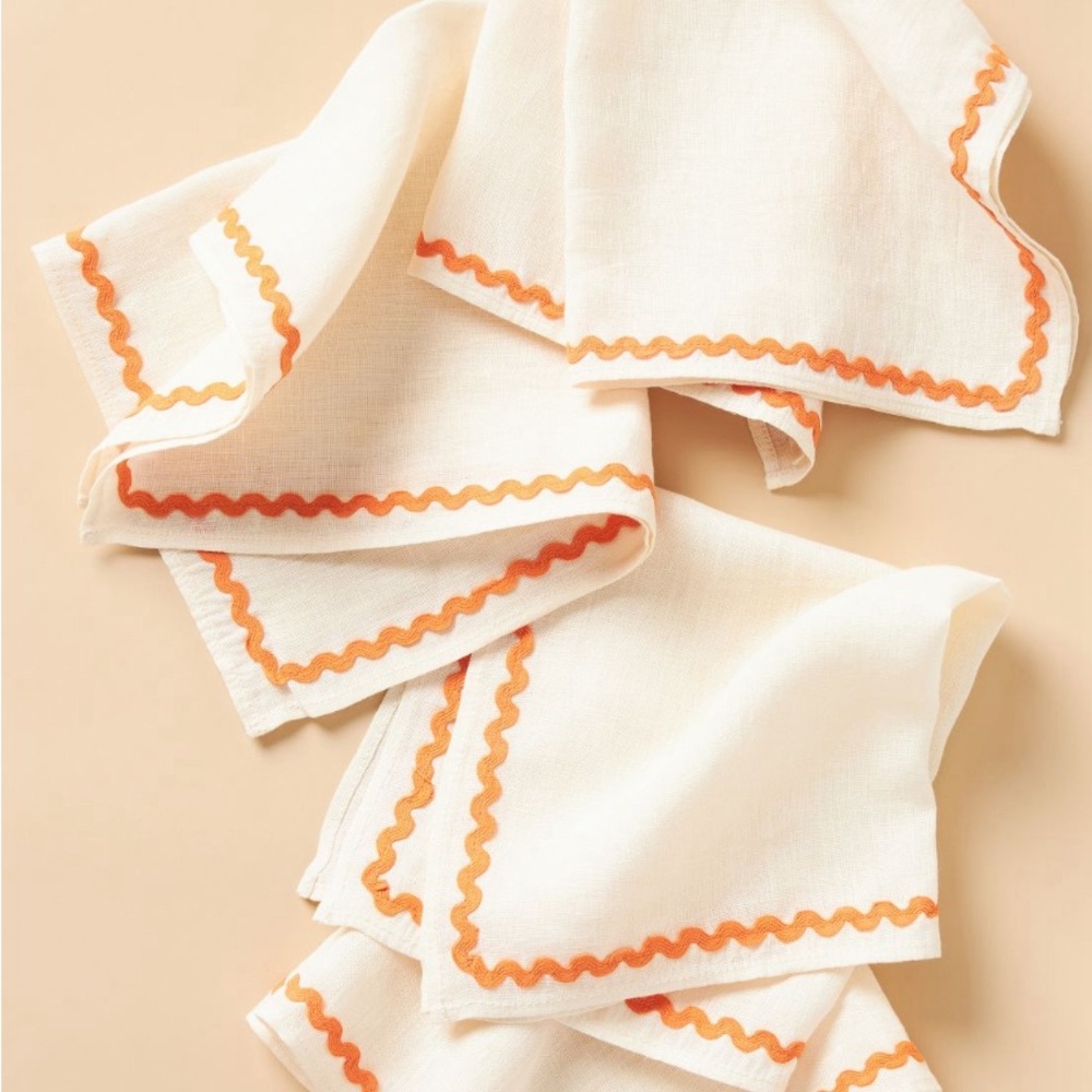 Chan Luu Linen Napkins Set/4 NWT